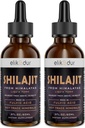 Shilajit Resin Organic Liquid Supplement, Shilajit Himalayan Organic, Shilajit Liquid Drop, Shilajit Drop Contain 85 Stopa Minerály, Alternativa k Resin & Kapsle, 120 ml