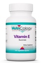 Nutricology Vitamin E Suppendix - pro muže a ženy, 400 IU D- Alfa- Tochoferyl, Antioxidant, Vegetariánské kapsle - 100 Počet