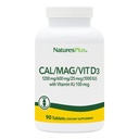 NaturesPlus vápník / hořčík / vitamin D3 s vitamínem K2 - podporuje kostní a imunitní zdraví - Vegetariánské, gluten zdarma - 90 Tablety - 22.5 Služební cesty