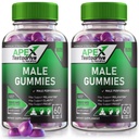 (2 Pack) Apex Testodrive, Apex Testodrive Dietní dodatek pro muže, Apex Testodrive Won All- Natural Formule pro celkový Wellness a Peak Performance, Apex Testo Drive Gomitas Review (120 Gummies)