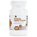 Forever Living - Forever Garlic- Thyme - Kardiovaskulární a imunitní podpora s 10mg česnekového extraktu & 50mg Thyme Leaf Powder - Odorless Softgel, Gluten- Free - 100 Softgels