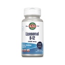 KAL Liposomální vitamin B12 2500 mcg, vysoká absorpce, Liposomální technologie, Podpora buněčné energie, Veganské kapsle, gluten zdarma, Made Without Soy, 30 Služeb