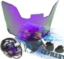 No Fog Football Visor, Youth and Adult Football Helmet Viosor. Obličejová ochrana Visor pro příslušenství fotbalové helmy, Odolnost proti otřesům, Odpor proti poškrábání, UV block, Snížit lesk, OK Clarity