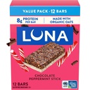 LUNA Bar - Čokoláda Peppermint Stick Flavor - Snack Bars - Non- GMO - Gluten- Free Protein Bars - Vyrobeno s organickými Oves (12 Pack)