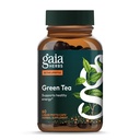 Gaia Bylinky Zelený čaj - Pomáhá udržovat zdravé hmotnosti a energetické hladiny * - s organickým zeleným čajovým listem a extrakt - 60 Vegan tekuté fytokapsle (15- denní zásobování)