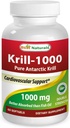 Nejlepší Naturals Krill Oil Soft Gel, 1000 mg, 60 Počet