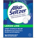 Alka- Seltzer Lemon Lime Heartburn Relief tablety, Fast acid Požití Relief, Antacid s Lemon Lime Flavor 36 Ct