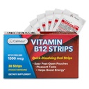 Vitamin B12 pruhy 30 Balení 124; Easy Oral Disolvable Mint Ochucené proužky 124; 1500 mcg pruhy 124; VIT B12 Rozpustit pod jazykem 124; Methylkobalamin B-12 Vitamin Formule 124; Vegan Friendly & gluten zdarma