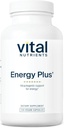 Vital Nutrients Energy Plus CLAS124; Nonstimulatory Herbal Energy Support CLAS124; Promotes Mental & Fyzical Stamina CLAS124; Adaptogenic Support for Stress CLASS124; Gluten, Dairy, Soy Free CLAS124; Non- GMO CLAS124; 120 Kapsle