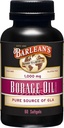 Barlean 's Brugage Oil Doplňky, Studené lisované čisté Brutnák Seed Oil Supplement Softgels for Men and Women, 1000 mg GLA Fatty Acids, 60 Počet