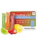 Hydralite Nízký cukr Rapid Rehydratace - Lehké jiskření Electrolyte Powder Packets, 8 oz Serve OF 124; Variety Hydration Packets OF 124; Hydration for Heat, Travel, Cvičení a Bachelorette Parts (30 Count)