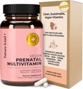 Budoucí Vegan Prenatal Vitamin s DHA & L-Methylfolát ve skleněné lahvičce - Prenatální Folátový dodatek pro ženy s vitaminem D & E, železo & Biotin - gluten- Free, Non- GMO (60ct)