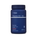 Stopy Minerály 124; Vitamin D3 + K2 Gummie 124; 5 000 IU D3 + 50 mcg K2 MC124; Vegan, Cukr zdarma, Lepek zdarma, přírodní jahodové luštěniny 124; 60 Služeb
