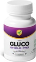 GlucoShield Pro - Přírodní doplněk s vitamíny B1, B2, B6, hořčík, zinek a vápník 124; Non- GMO, Stimulant- Free, Easy- to- Take 124; Vyrobeno v USA, GMP- Certifikované 124; 30 Kapsle, 1 měsíc dodávky