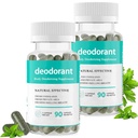 Tělo Deodorační doplněk tělo Deodorační Kapsle Tělo Deodorant Kapsle pro Detox, Digestion, Gut zdraví, Kožní podpora 90 Kapsle (2)