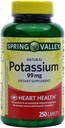 Spring Valley Draslík 99 mg z glukonátu draselného 595 mg (250 mg)