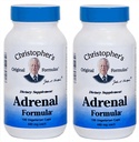 Christopher 's Original Recepty Adrenal Formule pro podporu stresu - Adrenal Supplements - Natural Cortisol Manager - Pack of 2