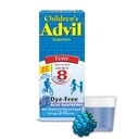 Dětské Advil Suspension (4 fl. oz, Blue Raspberry-ochucené), 100mg Ibuprofen Fever Reducer / Pain Reliever, Liquid Pain Medicine, Ages 2 -11