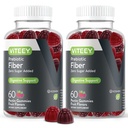 VITEEY Prebiotické Fiber Gummies pro dospělé, 4g - Gut Health & Digestive Soluble Fiber Supplement Gummies - Nulový cukr přidaný, Vegan, gluten- Free - 120 Počet