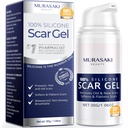 100% silikonové Scar Gel Scar Cream - Advanced Scar gel pro chirurgické scary, C-Section, Stretch Marks, Acne, Zranění, Burns, Keloidy, staré a nové scary 1.06oz (30g) (Maximální síla 100% silikonové)