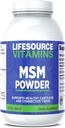 LifeSource Vitamíny MSM Powder - 16 oz - Čisté a čisté - 226 Doručování - 2000 mg per Serving