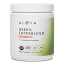 Alaya Organic Super Green Powder - Premium Green Juice Superfood Supplement Powder - Adaptogeny, antioxidanty a probiotika Blend - USDA Organic, Non- GMO, Vegan - 30 Služeb (Smíšené Berry)