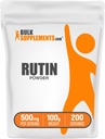 BulkSupplements.com Rutin Powder - od Sophora Japonica, Rutin dodatek, Rutin 500mg - Antioxidanty Zdroj, Soy Free, 500mg na Serving, 100g (3.5 oz) (balení po 1)