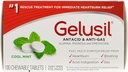 Gelusil Antacid & Anti Gas Tablety pro reliéf proti pálení žáhy, kyselý reflux, nadýmání a plyn, Cool Mint - 100ct Blistr Pack (Balení po 2)
