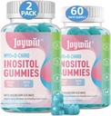 Sugar Free Inositol Gummies, Inositol Žvýkací doplněk pro ženy, 40: 1 Poměr Myo- Inositol & D- Chiro Inositol s magnesium- glycinátem, Podpora plodnosti pro pravidelný cyklus a Hormon Balance, 120CT