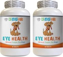 Doplněk očí psa - Psí oko Zdraví - Pokročilý vzorec - Výhody Vize - Imunitní podpora - Dog Vitamin Heart - 2 Lahve (120 procedur)