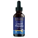 Rx Vitamins Liquid Hepato Support for Dogs & Cats - Dodatek pro podporu jater s mléčným bodlákem pro psy (Silymarin & Silybine) a vitamin B - Slanina Flavor (4oz)