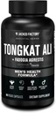Jacked Factory Indonesian Tongkat Ali + Fadogia Agrestis - 200: 1 Extract Longjack Tongkat Ali pro muže s Fadogia Agrestis 600mg & Primavie Shilajit na podporu vitality, energie, & Mood - 60 Kapsle