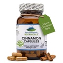 Čisté horské botaniky Skořice Kapsle - Kosher Vegan pilulky s 1000mg Organic Cassia Cinammon Bark Dodatek