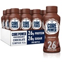 Core Power Fairlife 26g protein milk shakes, Ready to drink for Workout Recovery, Chocolate, 11.5 Fl Oz (balení po 12)