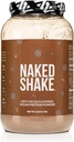 Naked Shake - Hot Cocoa Protein Shake - Rostlinný proteinový prášek s Mct Oil - gluten- Free, Soy- Free, No Gmos nebo umělé sladkosti - 30 Služeb