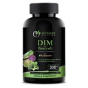 DIM doplněk 300mg s brokolicí 200mg BioPerine 10mg-Hormon a Estrogen Balance pro ženy a muže, Menopauza Relief, PCOS & PMS Support, Hormonal Acne Treatment- 120 Caps, Diindolylmethan 150mg na kapsu