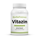 Herbsforever Vitazin Kapsle Ayurvedic Bylinný dodatek Podporuje energie a výkon poskytuje fyzickou a duševní sílu 90 Vege Kapsle 800 Mg Každý