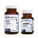 Metagenika Bundle - Thyrosol & D3 10 000 + K - 90 Počet Thyrosol pro zdraví štítné žlázy - 60 Softgels D3 10 000 + K pro imunitní podporu, zdraví kostí a srdce
