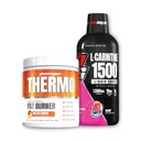 PROFUPS Thermo Fat Burning Thermogenic Powder Molten Mango a 1500 L- karnitin Berry - Řízení hmotnosti a předcvičení - Energie, nálada, kontrola appetit