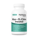 Fairhaven Health Myo-Inositol a D-Chiro Inositol dodatek pro ženy cr124; 40: 1 poměr cr124; ženské plodnosti dodatek pro ženy a Hormon Balance * Cr124; Vegan cr124; 120 Myo & D-Chiro Inositol Kapsle