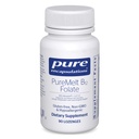 Čisté enkapsulace PureMelt B12 Folát - Aktivní B vitamín s L-5-MTHF - Podpora metabolismu a funkce červených krvinek * - Non- GMO & Vegan - 90 Lozenges