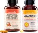NatureWise Curcumin Turmeric 750mg & Vitamin D3 1000iu pro kloub, kosti, imunitní podpora [90 Počet, 360 Počet]