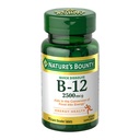 Příroda 's Bounty vitamin B12 2500 mcg, Cellular Energy Support, for Energy Metabolism, Heart & Nervous System Health, 75 Rychlé rozpuštění tablety