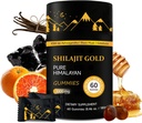 Shilajit Gummies CLAS124; Pure Himalayan Shilajit Gummies Gold CLAS124; Ashwagandha, Gokshura CLAS124; Fulvic Acid & 85 + Trace Minerals for men, Women CLAS124; Non-GMO CLAS124; Lab Tested CLAS124; No Added Sugar I 60 Gummy