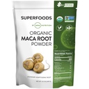 MRM Nutrition Organic Maca Root Powder 124; Superfoods OF 124; Adaptogen OF 124; Gluten- Free + Vegan OF 124; 40 Servings
