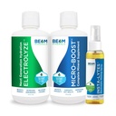 Beam Minerály Micro-Boost Humic Mineral Směs a Electrolyze Liquid a Insta-Lytes Natural Liquid Electrolytes 2oz