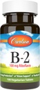 Carlson - B-2, 100 mg Riboflavin, Energy Production, Vision Support & Health Skin, 100 Vegetariánských tablet