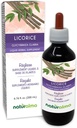 Naturalma Licence nebo Lékořice (Glycyrrhiza glabra) Root Alcohol- Free tinktura - 6.76 fl oz Liquid Extract in Drops - Bylinný dodatek - Vegan