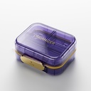 Bexeen Medicine Pill Pořadatel Cestování Roztomilý Pill Kontejner Malé Pill Box pro Purse Mini Pill Pouzdro Přenosný Vitamin Držák Pořadatel Kompaktní Cestovní Velikost Medikace Denní Pocket Pharmacy pro dodatek