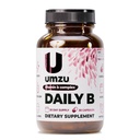 UMZU Daily B '-124; 100% Kompletní vitamin B komplex s B1, B2, B3, B5, B6, B7, B9 & B12 s kyselinou listovou 124; Podporuje přirozenou výrobu energie a kognitivní funkce Well (30 denní dodávka 124; 30 Kapsle)